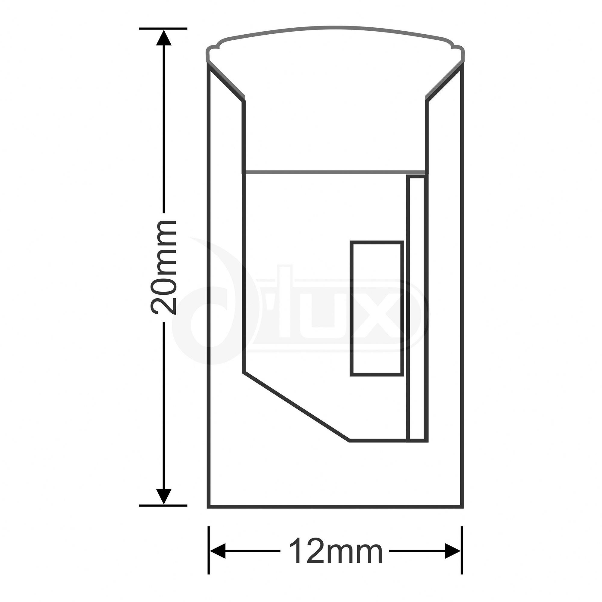 Nexi 1Mtr Aluminum Profile LED Neon Light Dlux Led Neon Accessories